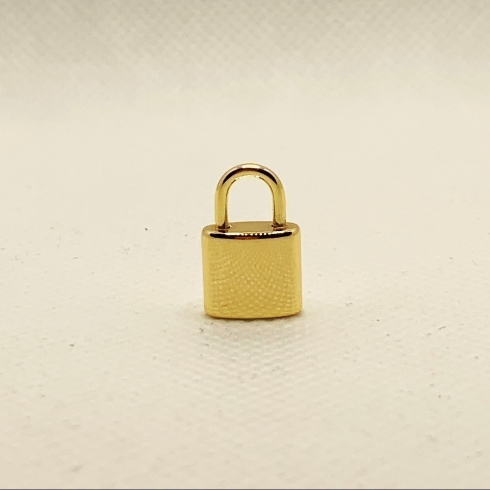 Lock Pendant 18K Gold Plated Brass​​​​​​​​​​​​​​​​​​​​​​​​​​​​​